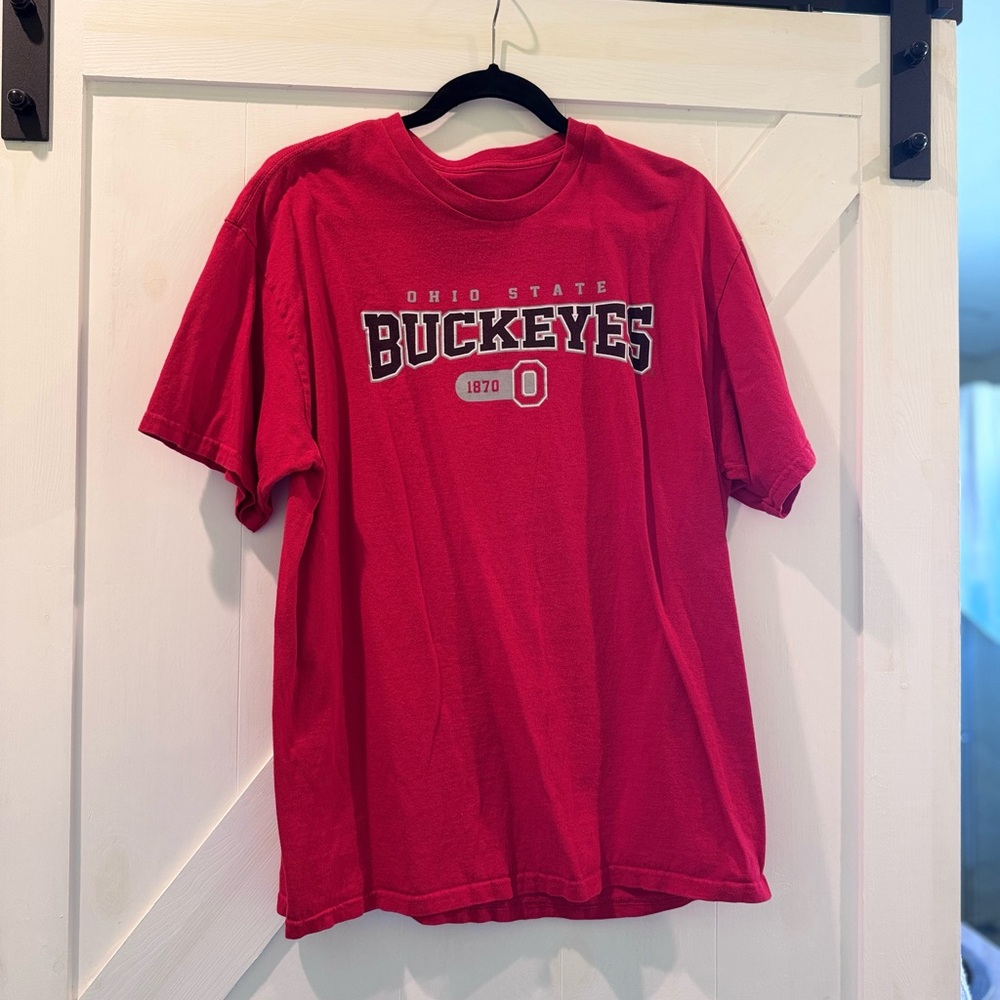 Red Ohio State Buckeyes T-Shirt